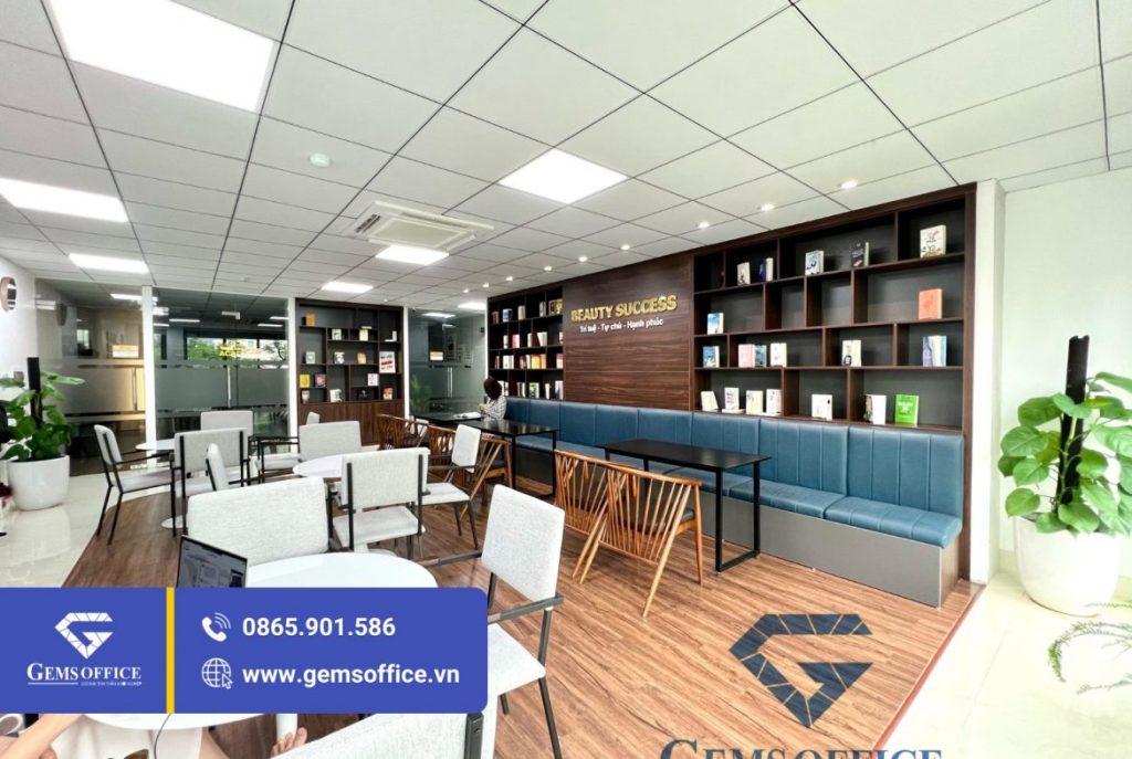 Chỗ ngồi linh hoạt dịch vụ của gems office 